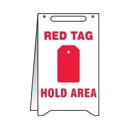 Accuform FOLDUPS RED TAG HOLDING AREA 20 in x PFR501 PFR501